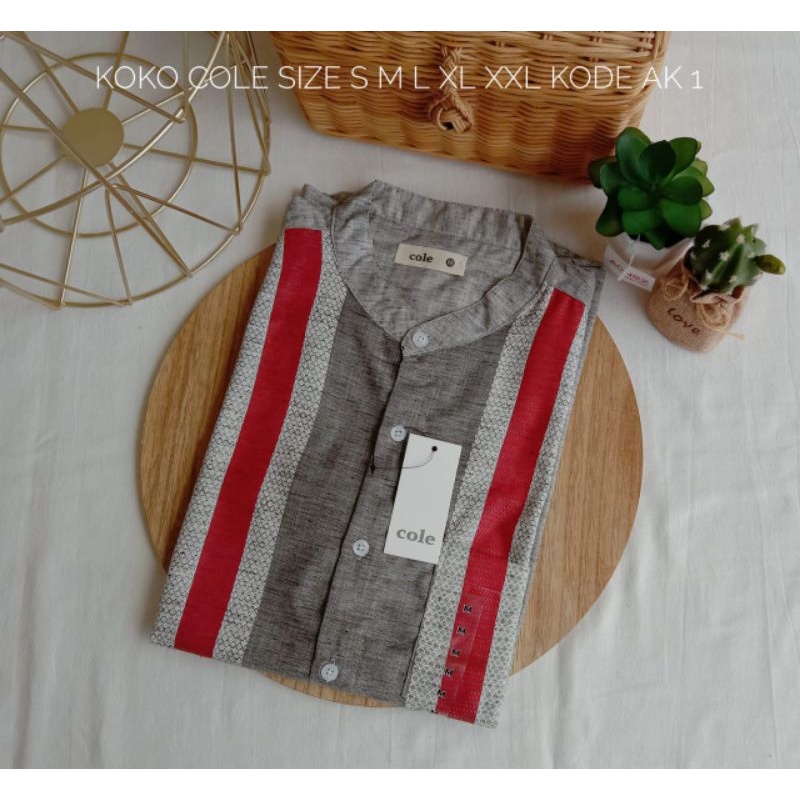 KOKO COLE DEWASA COLE ORIGINAL BAJU MUSLIM ATASAN LAKI-LAKI