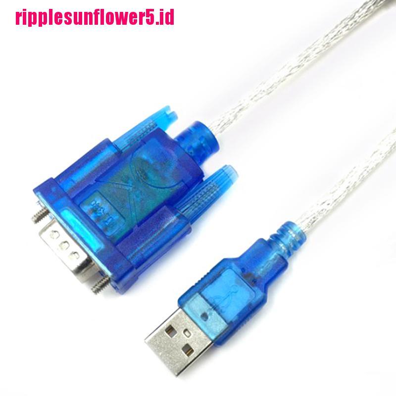 Kabel Adapter Konverter USB Ke RS232 Serial Port DB9 9 Pin Male