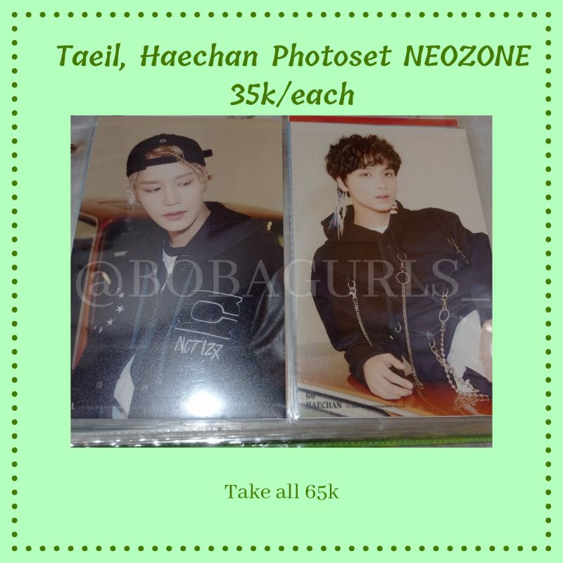 TAEIL HAECHAN PHOTOSET NEOZONE NCT 127