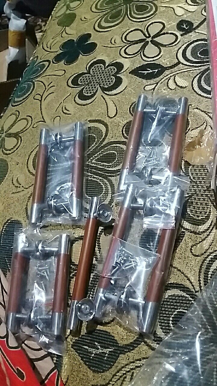 Handle Pintu Rumah Bulat 45 Cm Stainles Mahoni Full Transparan Mh Tarikan Pintu Gagang Kunci Pintu