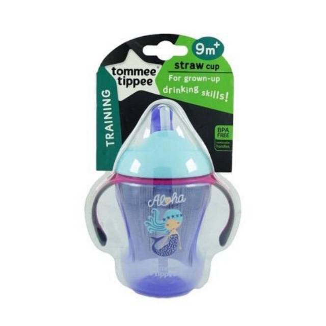 Tommee Tippee Straw Cup 9m+ / botol minum anak / botol minum bayi / straw cup