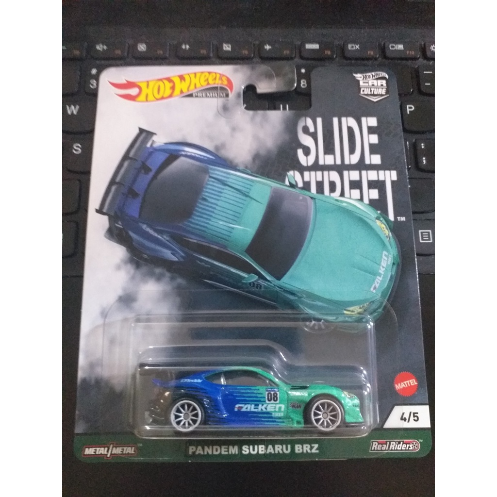 HOT WHEELS SLIDE STREET PANDEM SUBARU BRZ FALKEN