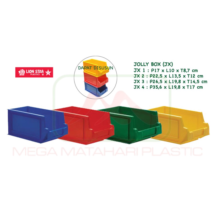 JX-4 Jolly Box No. 400 LION STAR . TEMPAT PERKAKAS  (Spare Part Case)
