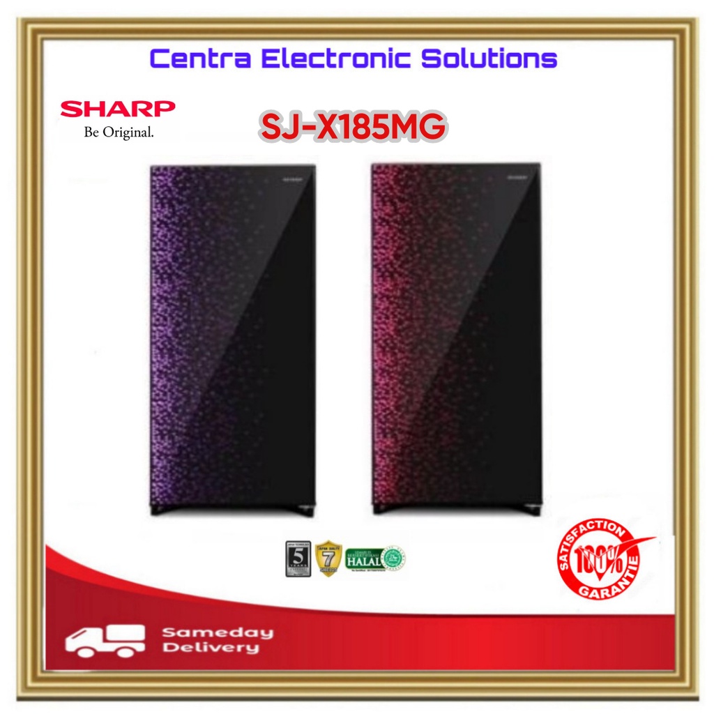 Kulkas 1 Pintu Sharp SJX-185MG-GB/GR / Kulkas Sharp SJX185MG