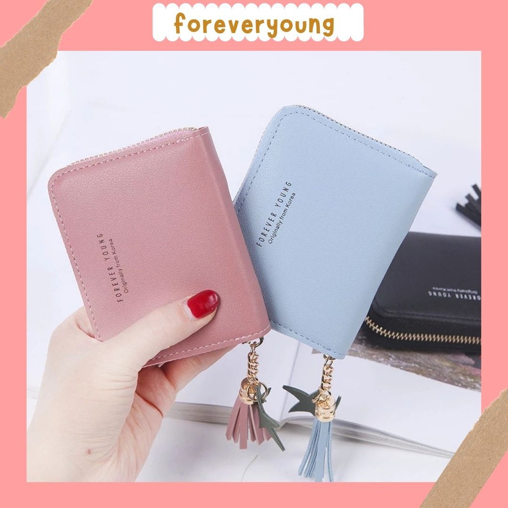 DOMPET WANITA RESLETING MINI DOMPET PENDEK DOMPET CANTIK DOMPET IMPORT