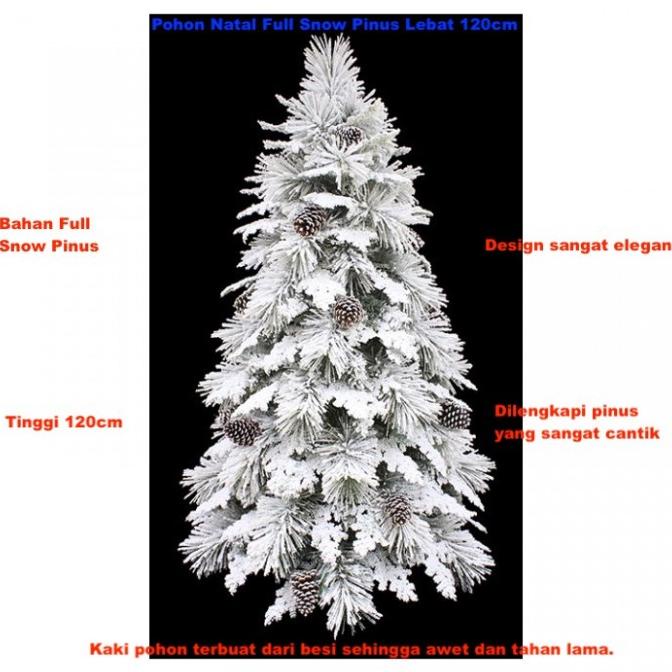 

POHON NATAL FULL SNOW PINUS LEBAT 120CM DEKORASI NATAL HIASAN NATAL GJNH6123V