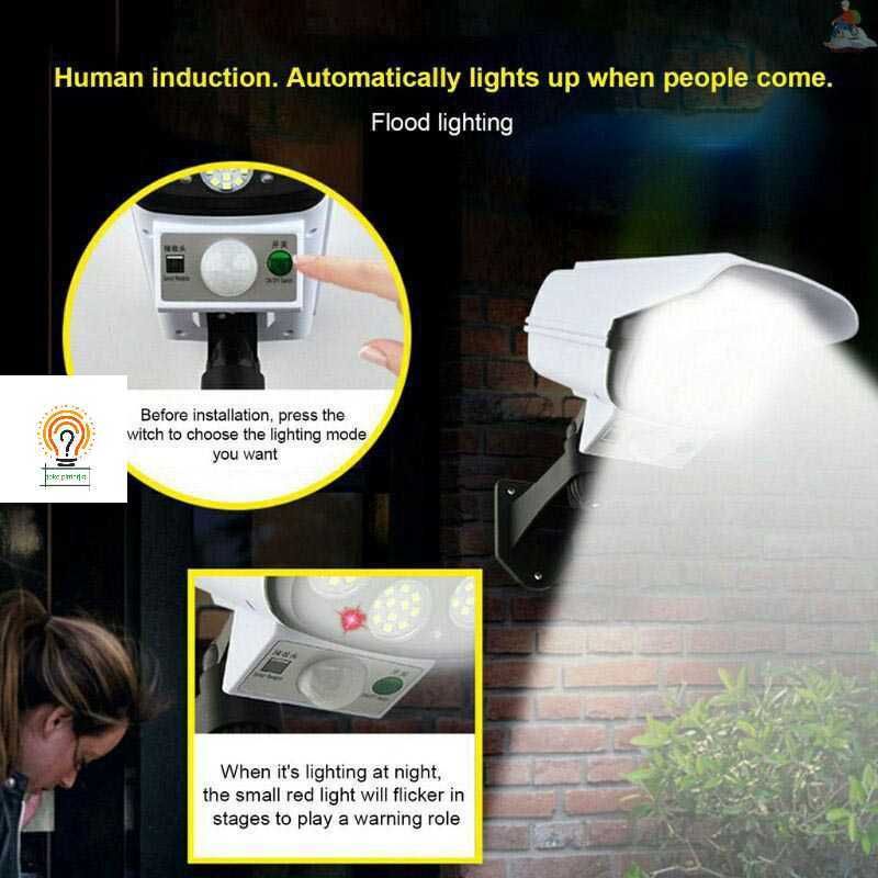 Lampu Solar LED Waterproof Lampu Jalan Sensor Light Outdoor