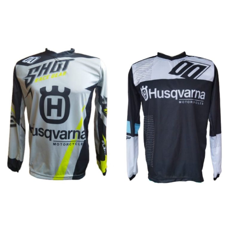 Jersey Husqvarna Motocross Lengan Panjang
