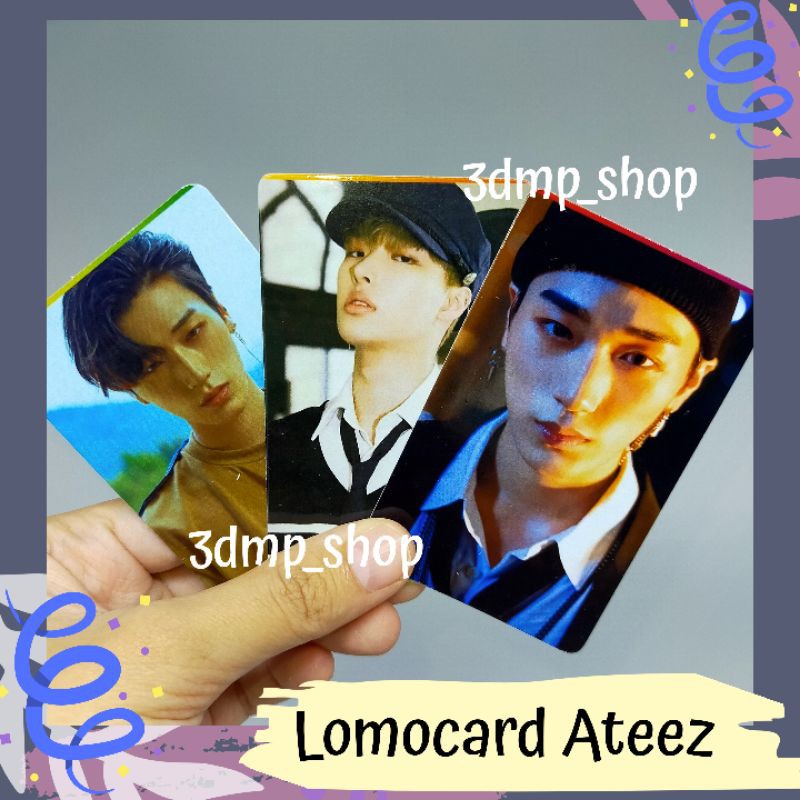 [25 lembar] lomocard lomo photo card kartu Photocard Ateez Fever Dreamers movement