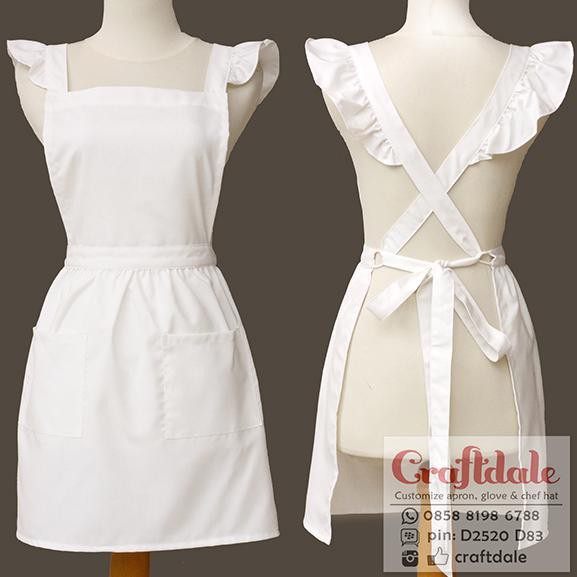 Celemek/Apron French Maid - Putih