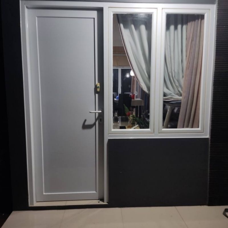 KUSEN PINTU JENDELA GENDONG JATI PUTIH FREE ONGKIR JABODETABEKKAR