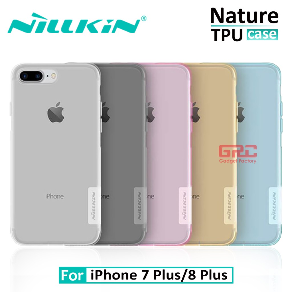 Soft Case Iphone 7 Plus Nillkin Nature Softcase Transparan Tpu Original Shopee Indonesia