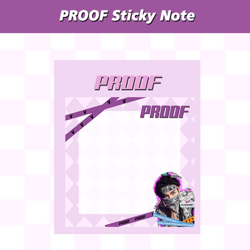 Sticky Note Motif Kpop BTS Untuk Sekolah / Kantor