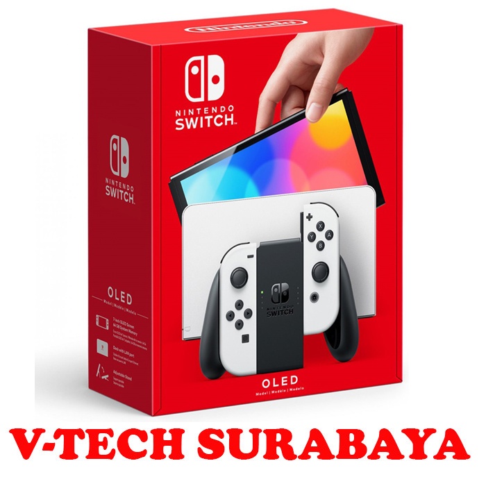 Jual NEW NINTENDO SWITCH OLED WHITE PUTIH CONSOLE | Shopee Indonesia