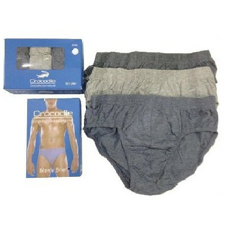 3 Pcs CD Crocodile Biru 521 - 240 Pria Dewasa | Celana Dalam Laki Laki Underwear | Open