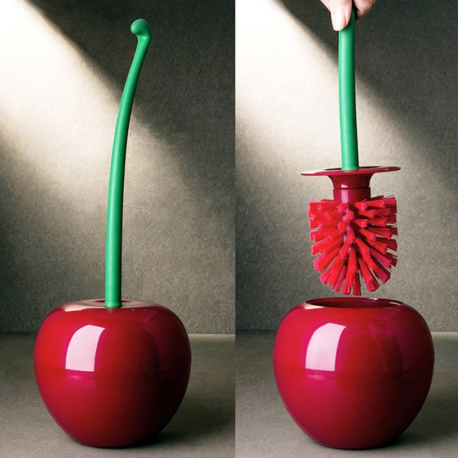 ONEUP Sikat Toilet WC Brush Lovely Cherry Shape Red