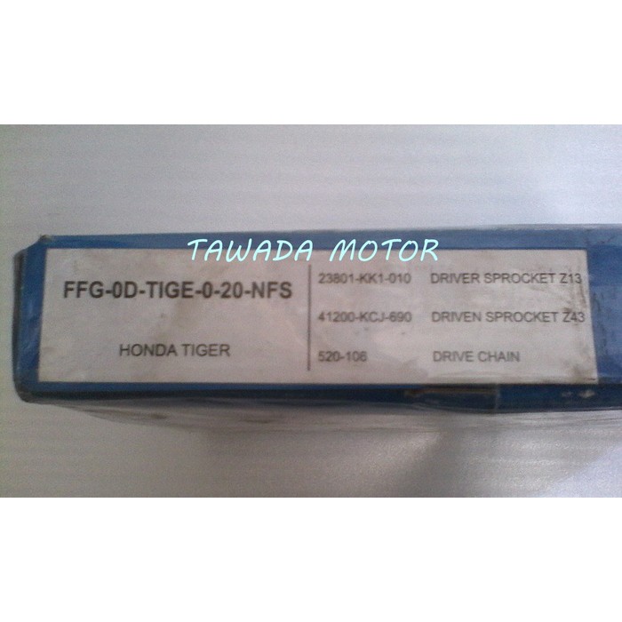 GIR SET FSCM HONDA TIGER 520-106T. 13-43T
