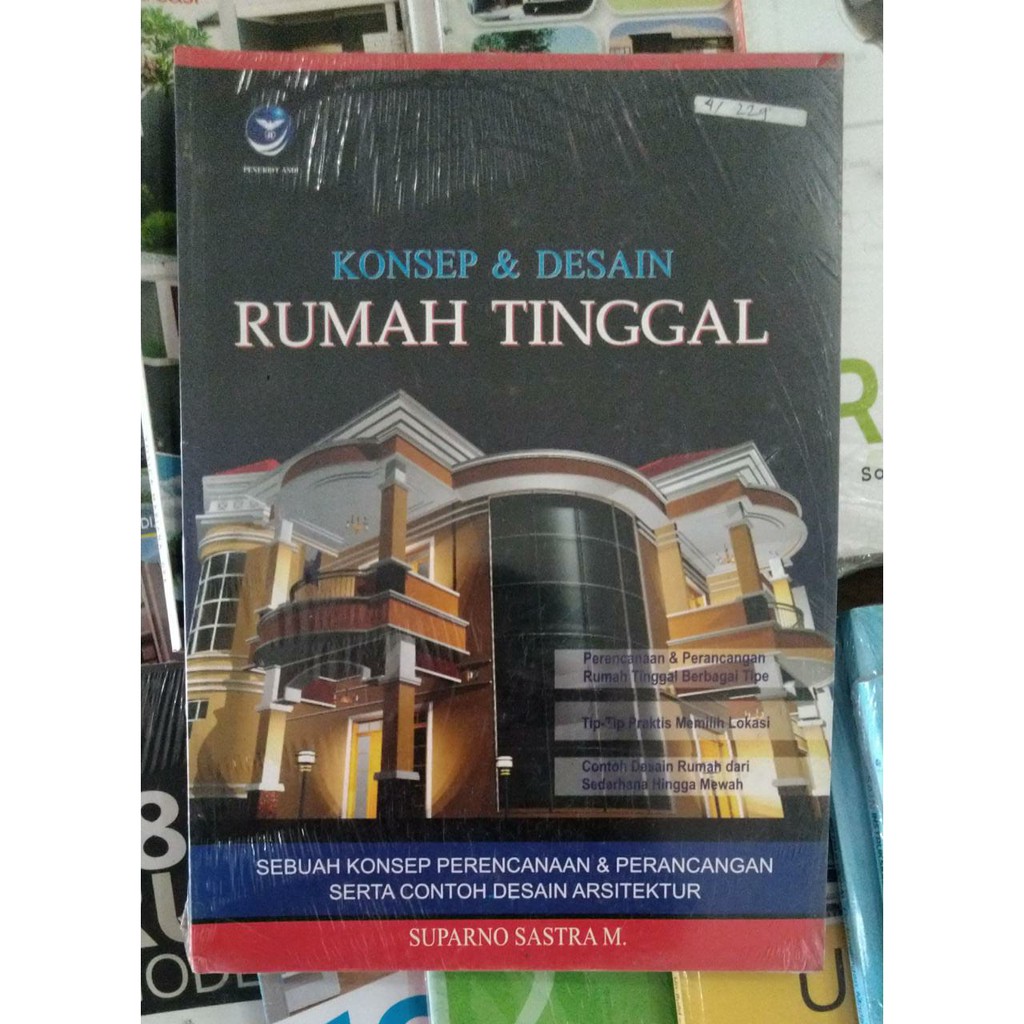 Buku Original Konsep Dan Desain Rumah Tinggal Suparno Andi