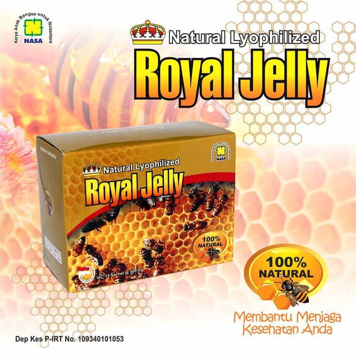 

Natural royal jelly suplemen kesehatan berkhasiat tinggi