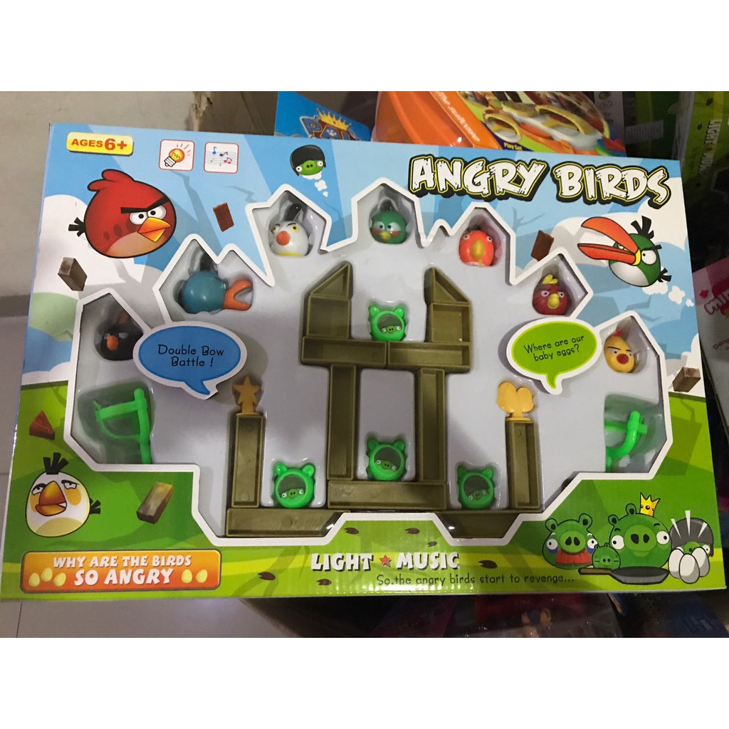 Mainan Anak Angry Bird Ketapel Pig Boom