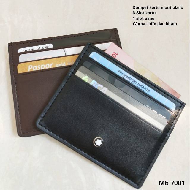 Dompet kartu mont blanc 7001