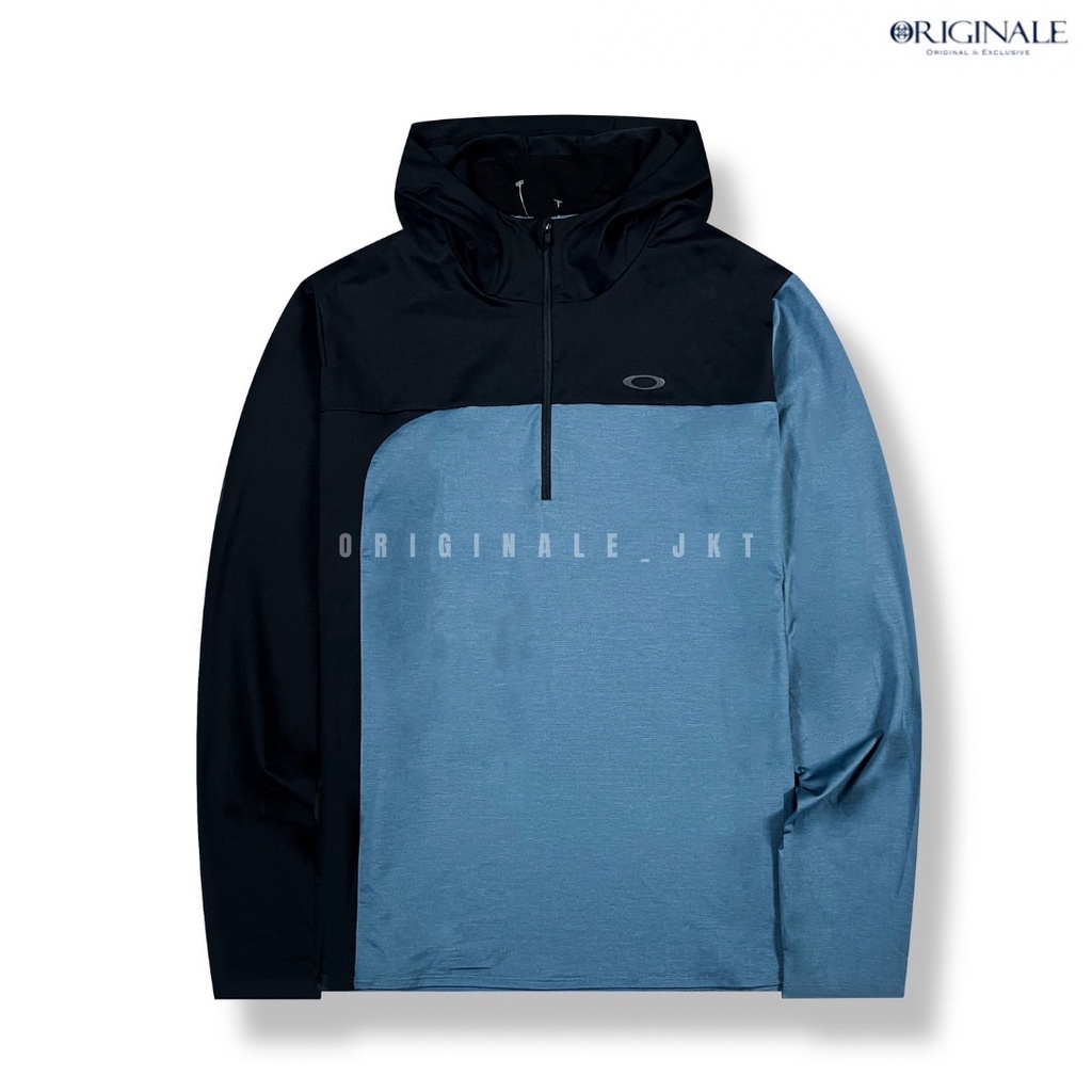 OAK Range 2.0 Quarter-Zip Pullover Jacket - Sapphire Blue/Black