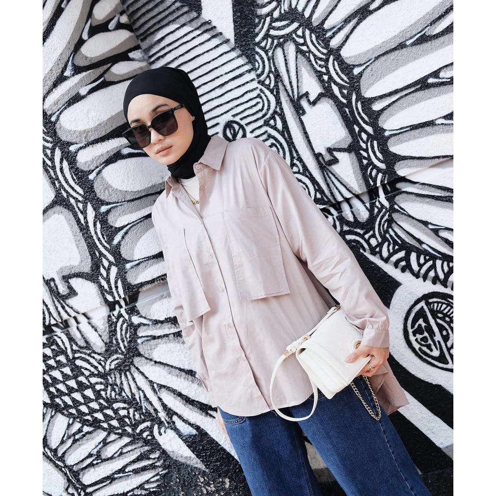 HANI BLOUSE | BLOUSE POLOS | BLOUSE WANITA | ANGELIC BLOUSE | ATASAN WANITA BLOUSE | BLOUSE TERBARU