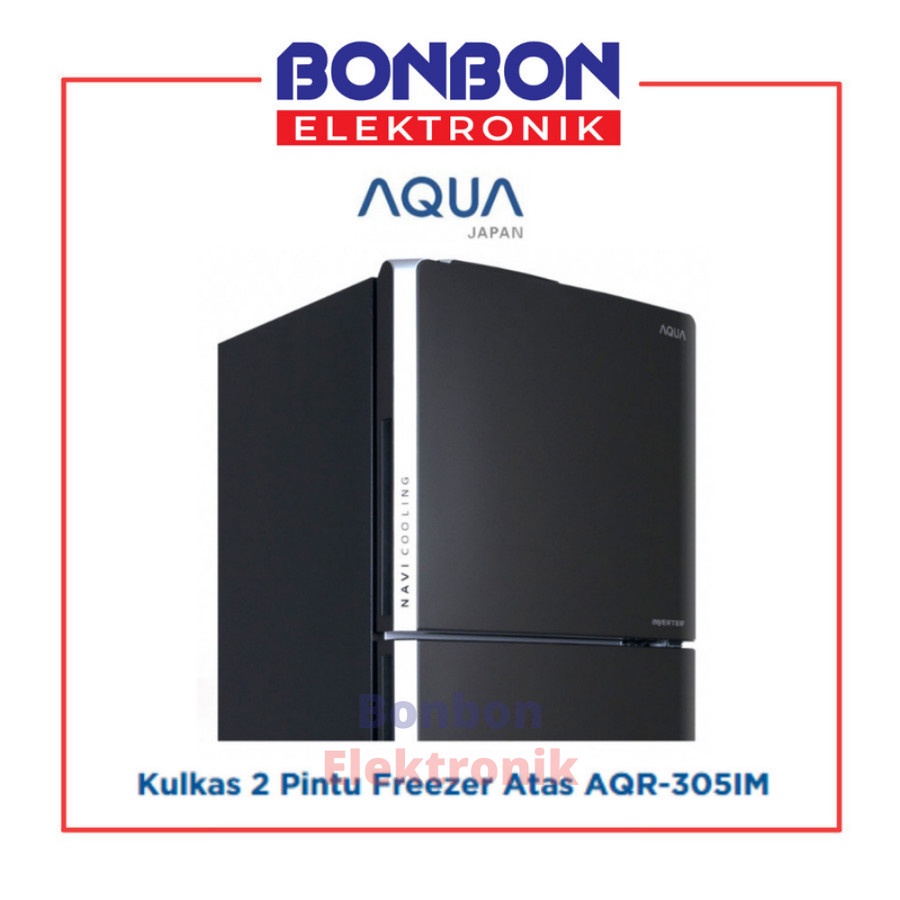 AQUA Kulkas 2 Pintu AQR-305IM(DS)