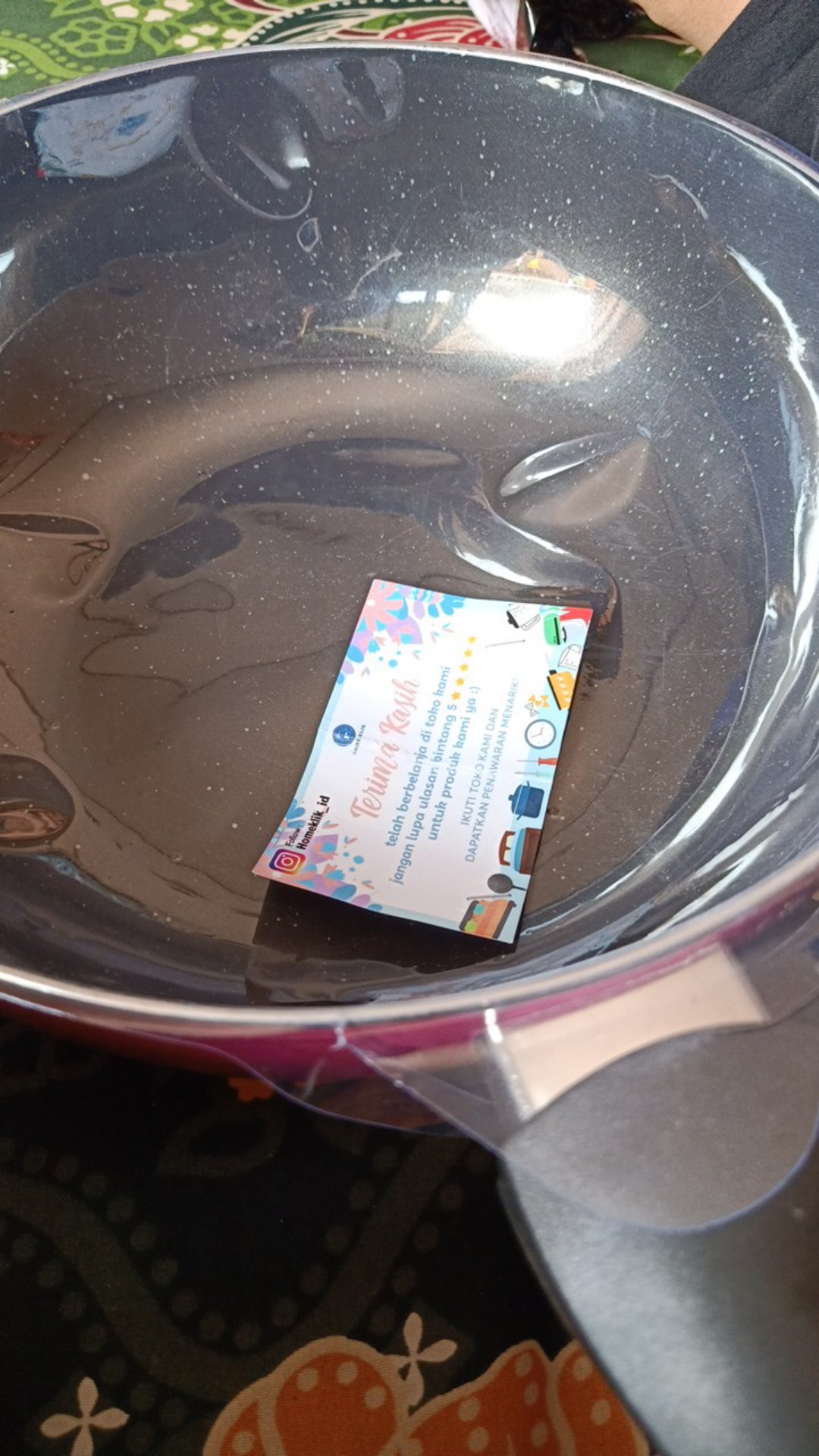 Kirin Lado-lado Wajan Anti Lengket Series Deep Wok 24 Cm - Ungu