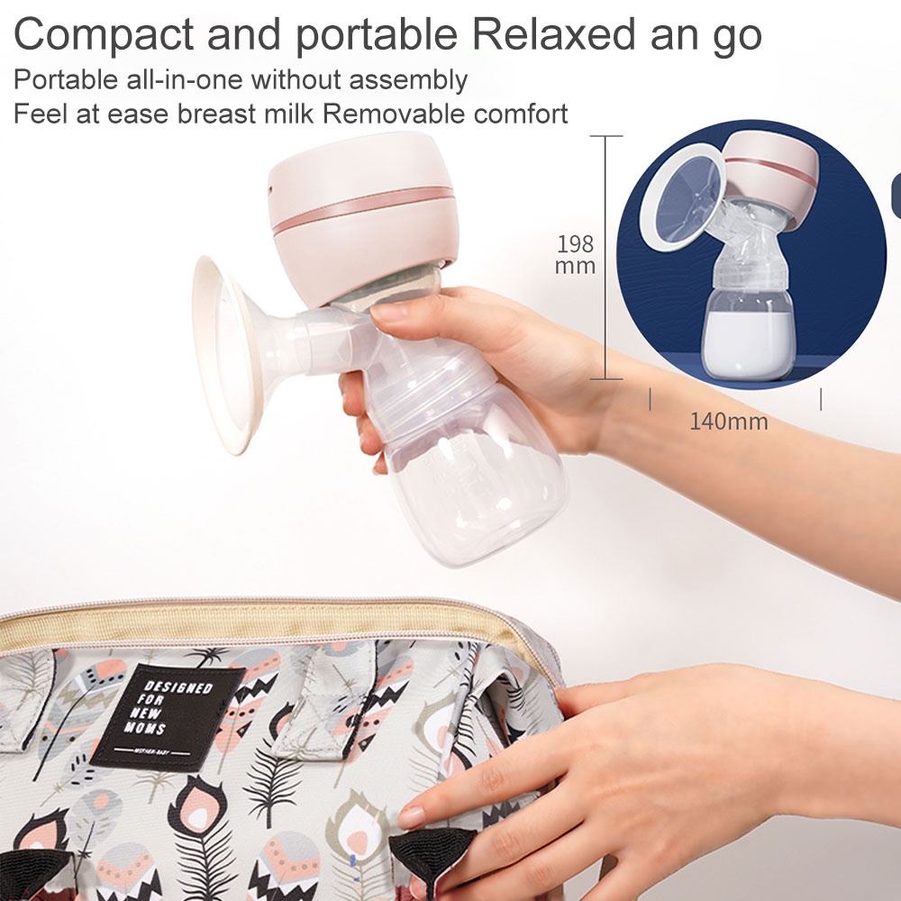 Pompa ASI Elektrik Portable / Breast Pump / Rechargeable Single Electric Breast Pump / perlengkapan bayi Tanpa Rasa Sakit Painless Tanpa Kabel Botol Susu Bayi Produk Bayi