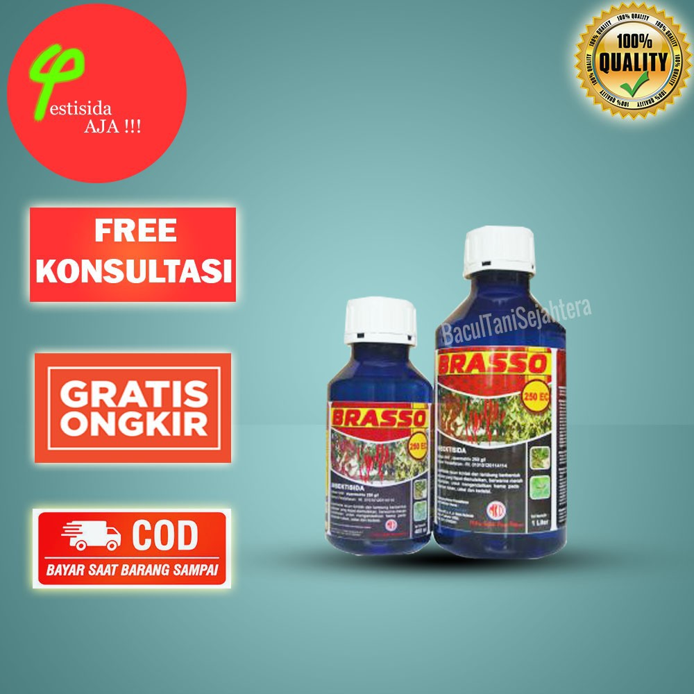BRASSO 250 EC 400 ML INSEKTISIDA PEMBUNUH kutu daun Aphids sp