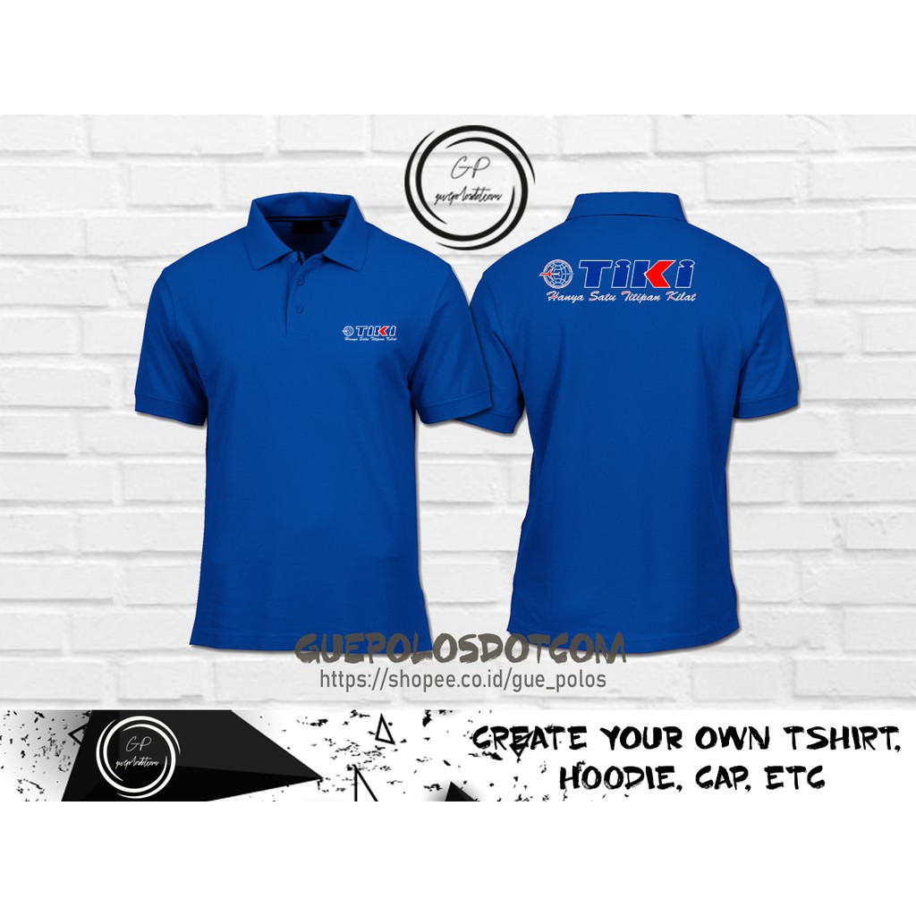Poloshirt Kaos Polo Kerah Tiki Express - Kaos Polo Tiki Express - Baju TIKI kurir Murah Ekspedisi -R