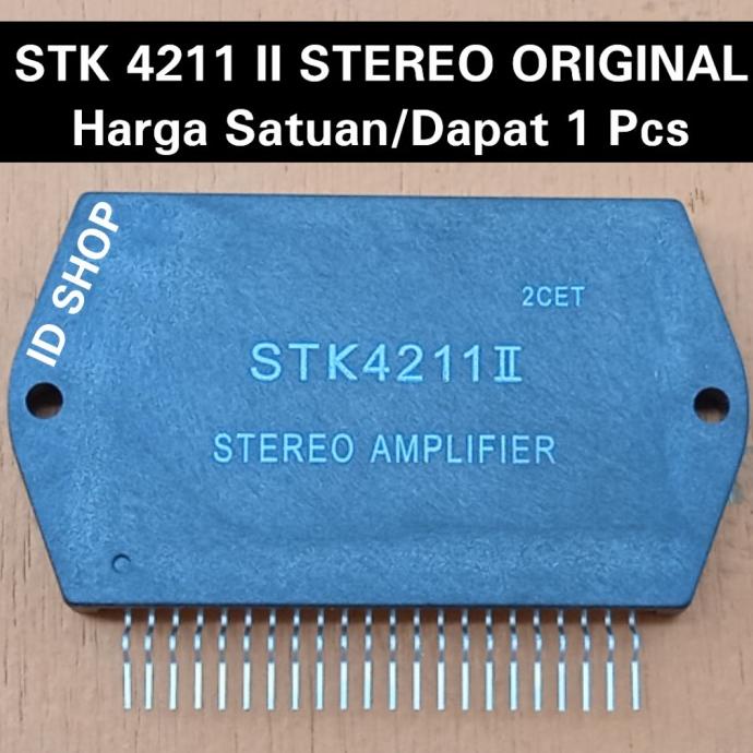 ic power ampli 4211 ic stk 4211 amplifier stereo icstk 4211 stereo ori wau1
