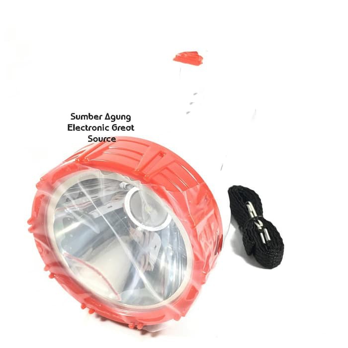 Senter Aoki AK6550 LED 6W Pengerangan Lama Emergency Lamp Premium