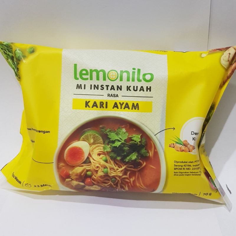 

Mie Instan Kuah Lemonilo rasa Kari Ayam