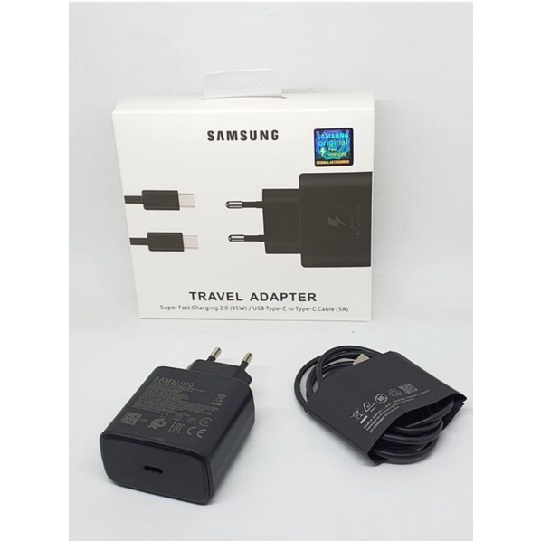 Charger samsung Travel adapter super fast charge 45watt s21 ultra original