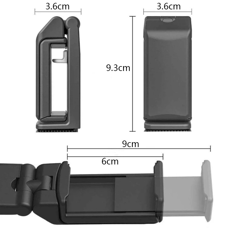 Stand Holder Hp Universal Portable Bisa Dilipat / Diputar Untuk Meja / Kereta / Pesawat