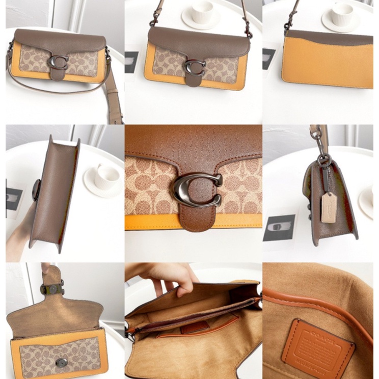 (grab) 73995 91215 76105 3700 4606 coach All Leather Material Women Shoulder Bag Cross Body Bag