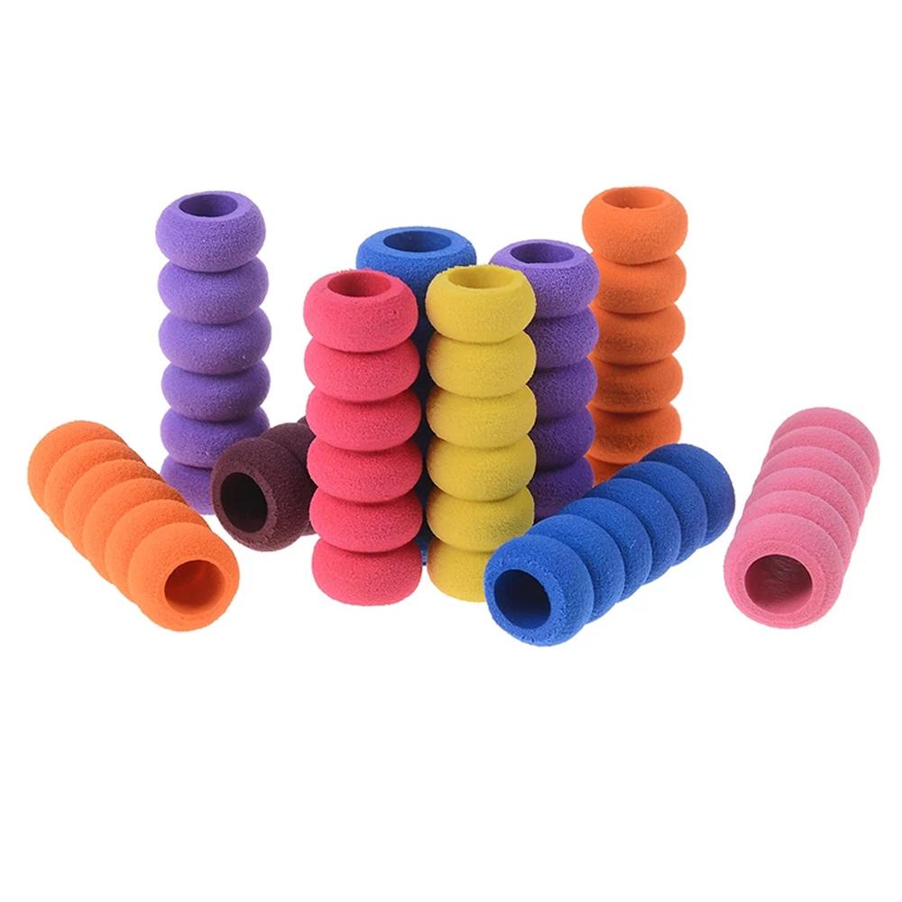 Nickolas1 Pencil Grips Alat Tulis Sekolah Comfort Pencil Gripper Alat Bantu Menulis Non-slip Untuk Tempat Pensil Anak