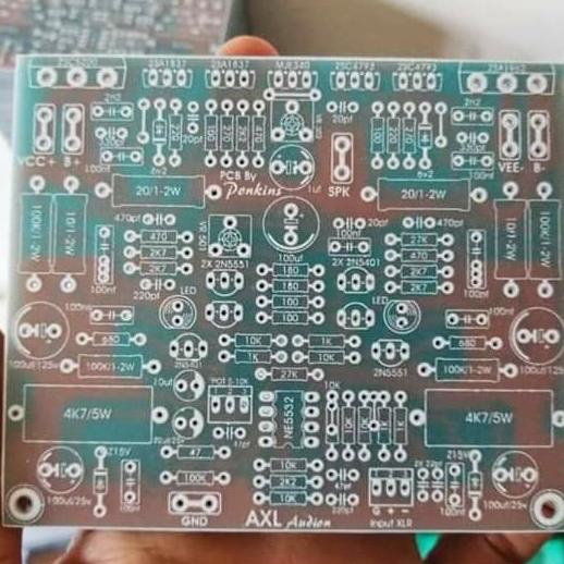 PCB DRIVER POWER AMPLIFIER AXL EQUAL AUDIO CLASS AB berkahja98 Buru Order