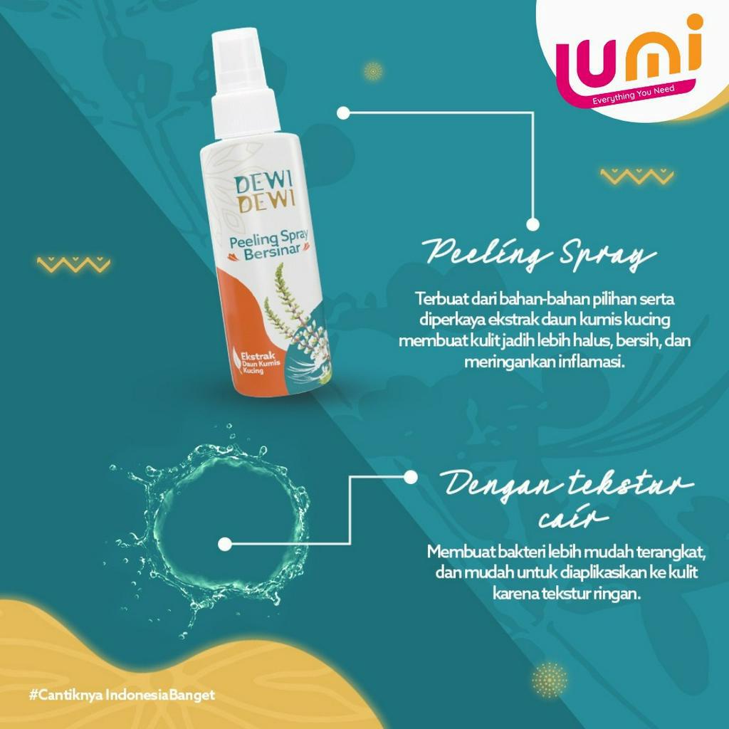 Peeling Spray Penghilang Daki Leher Tangan Dewi-dewi Peeling Spray