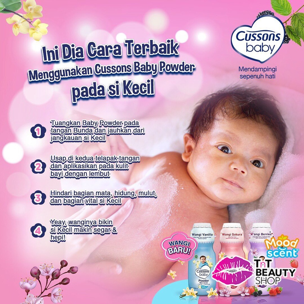 𝐑𝐀𝐃𝐘𝐒𝐀 - Cussons Baby Powder - Bedak Bayi - Bedak Tabur Bayi