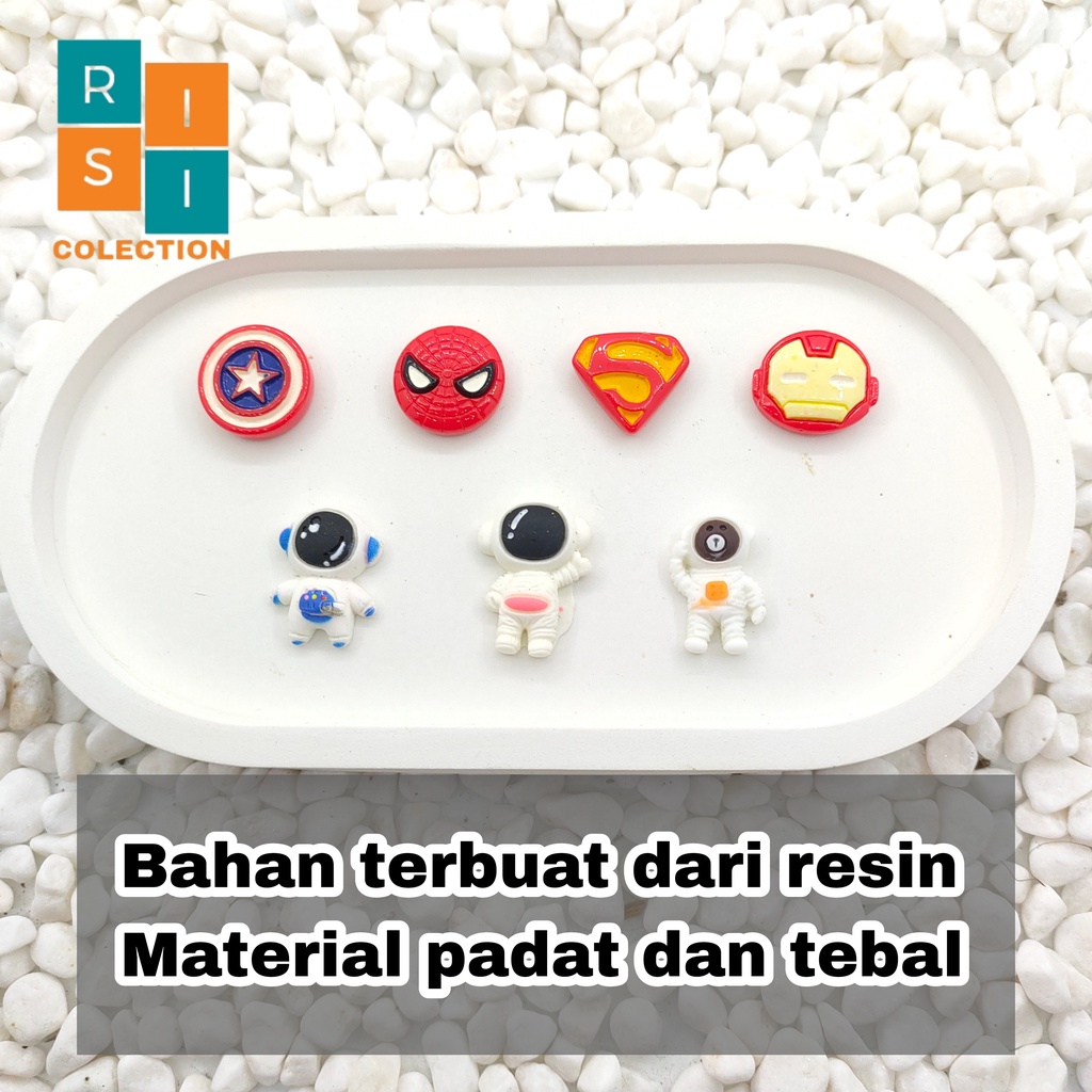 Tali Kalung Konektor Strap Masker Anak FREE Nama Karakter Super Hero