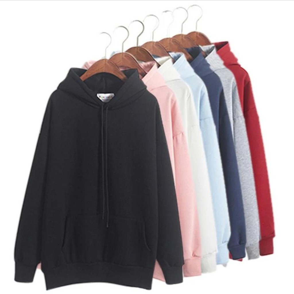 Parisdivarious Sweater Hoodie Jemper Distro Polos Part 1 Bahan Fleece Size S - XXL (Pria &amp; Wanita)