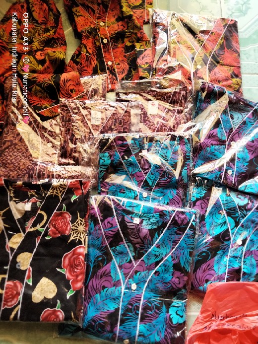 Piyama Batik Couple Anak-dewasa (batik Bagan)