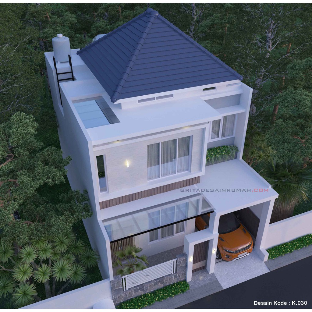 Jual Desain Denah Rumah Minimalis Modern Lebar 8 Meter 5 Kamar Tidur 2 Lantai Indonesia Shopee Indonesia