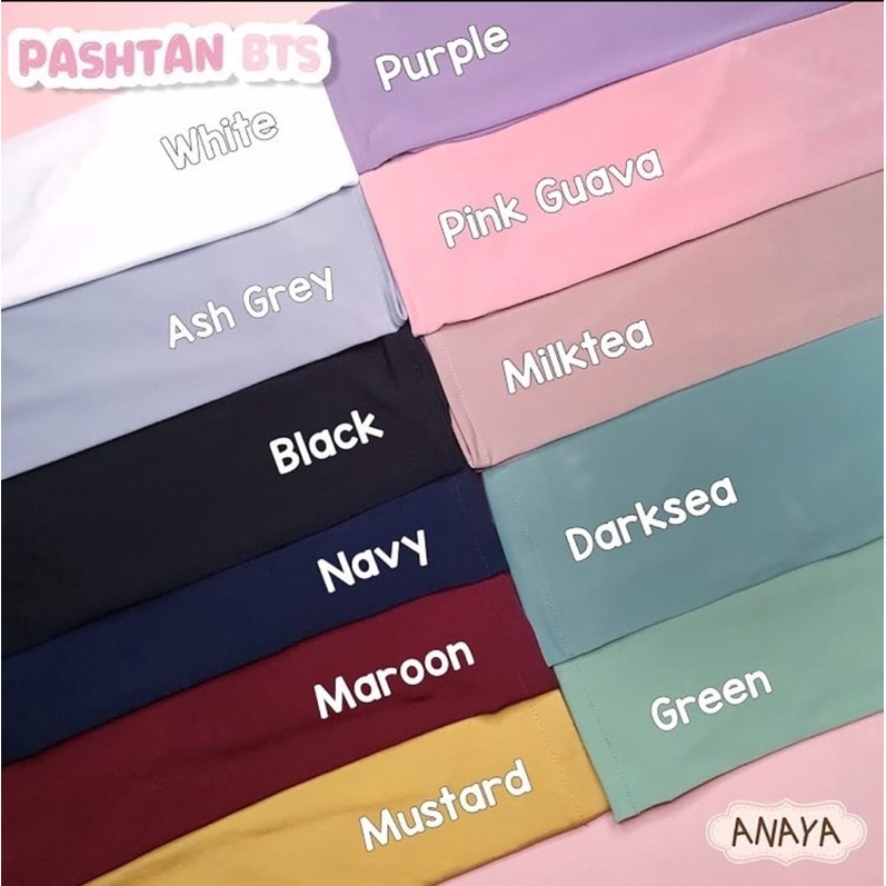 (KJI)  PASHMINA ANAK BTS ANAYA TALI INSTAN