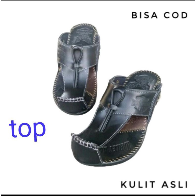 sandal pria /sandal kulit pria /sandal Harley Davidson /sandal jepit /sandal kasual/ sandal COD