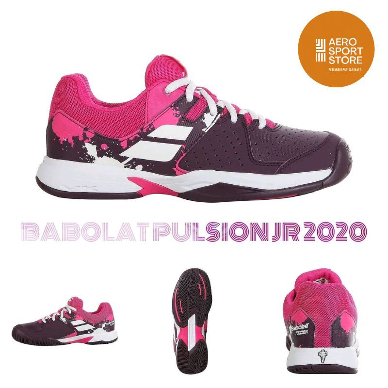 [ SEPATU TENIS LAPANGAN ANAK BABOLAT PULSION JUNIOR 2020 ]