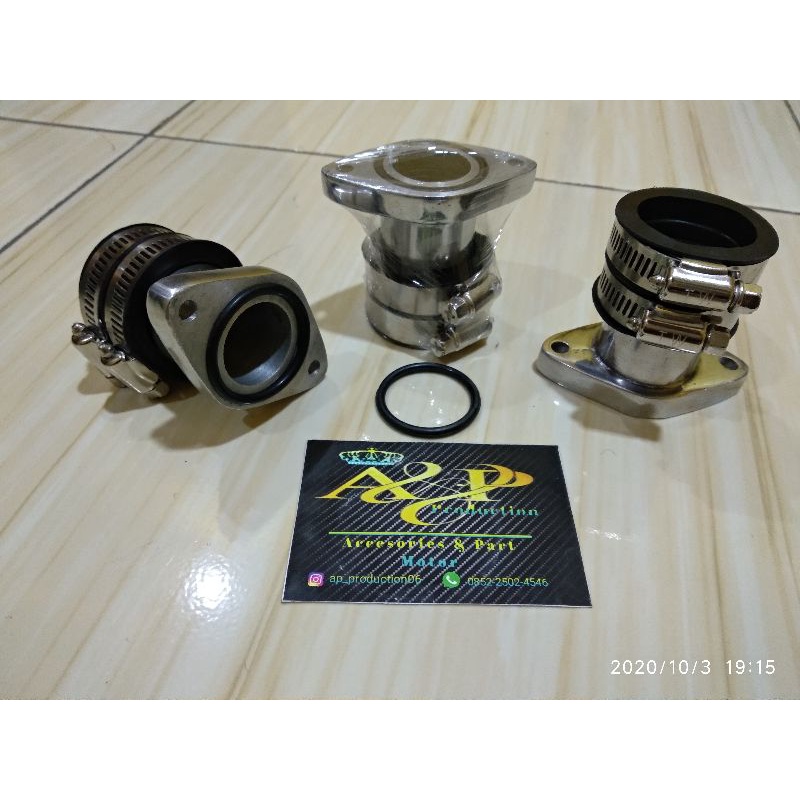INTAKE MANIFOLD SCORPIO - SATRIA - GL - TIGER - MEGAPRO -CB PE 28 // INTAKE MANIFOLD PE 28